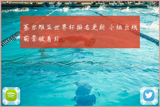 塞尔维亚世界杯排名更新 小组出线前景被看好